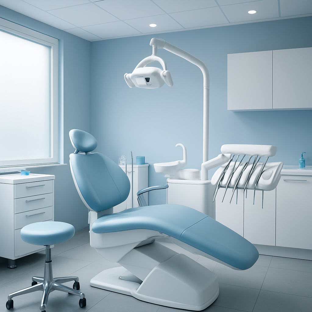 Modern dental examination room